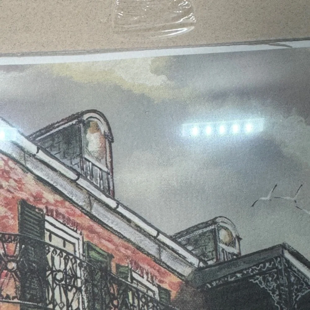 New Orleans French Quarter Print KNUT ENGELHARDT 1996 Watercolor Paper St.Peter - Picture 6 of 8